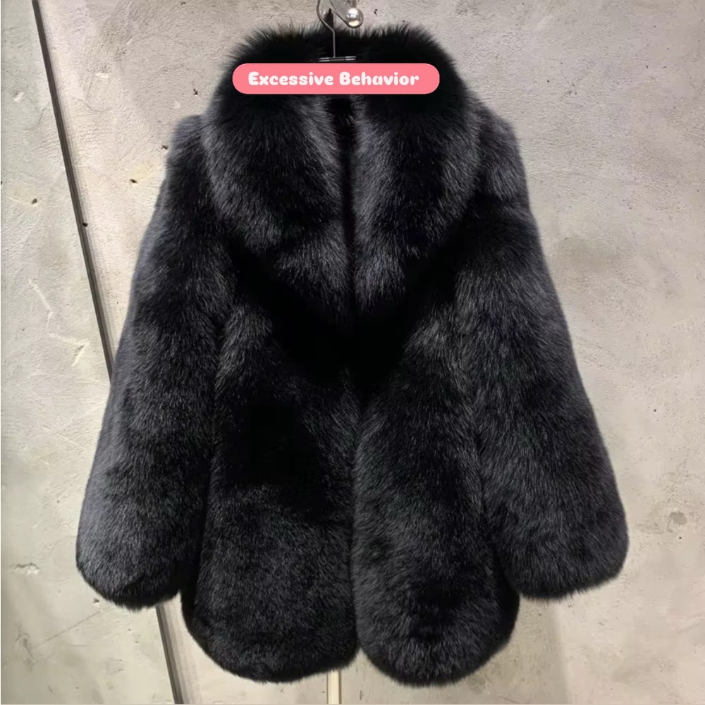 Stay Warm in Style Fox Fur Coat